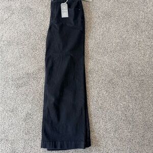 Wit & Wisdom Charcoal High-Rise Wide-Leg Pants